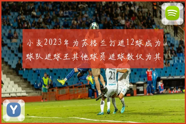 小麦2023年为苏格兰打进12球成为球队进球王其他球员进球数仅为其一半